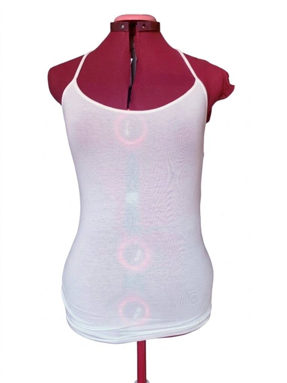 Club Monaco White Racerback Tank Top Soft Modal Stretch Camisole Layering Small